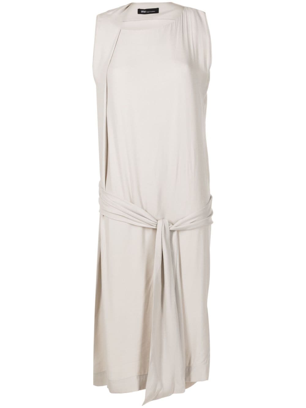 Uma | Raquel Davidowicz Funil belted jersey midi dress - Grey von Uma | Raquel Davidowicz