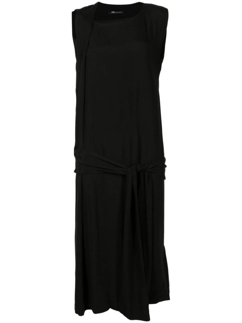 Uma | Raquel Davidowicz Funil tied-waist midi dress - Black von Uma | Raquel Davidowicz