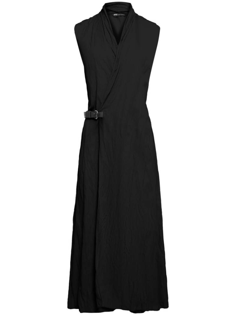 Uma | Raquel Davidowicz Morfina wrap maxi dress - Black von Uma | Raquel Davidowicz