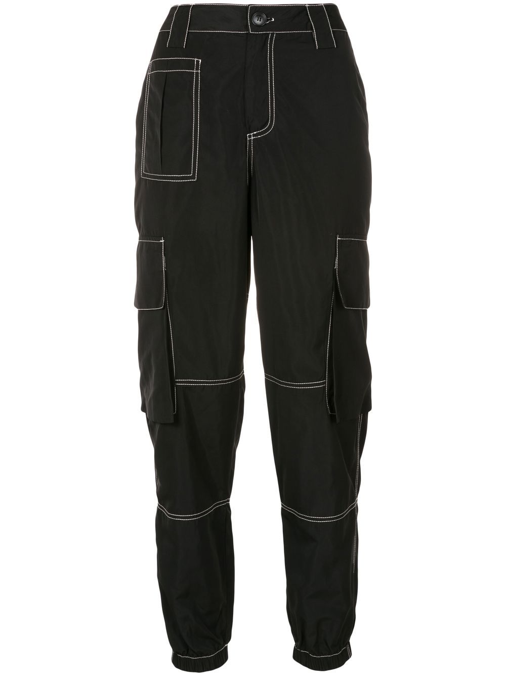 Uma | Raquel Davidowicz Penne tapered cargo trousers - Black von Uma | Raquel Davidowicz