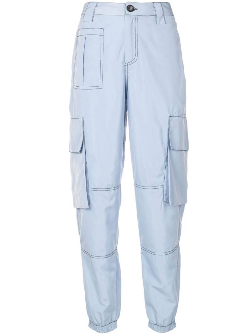 Uma | Raquel Davidowicz Penne tapered cargo trousers - Blue von Uma | Raquel Davidowicz