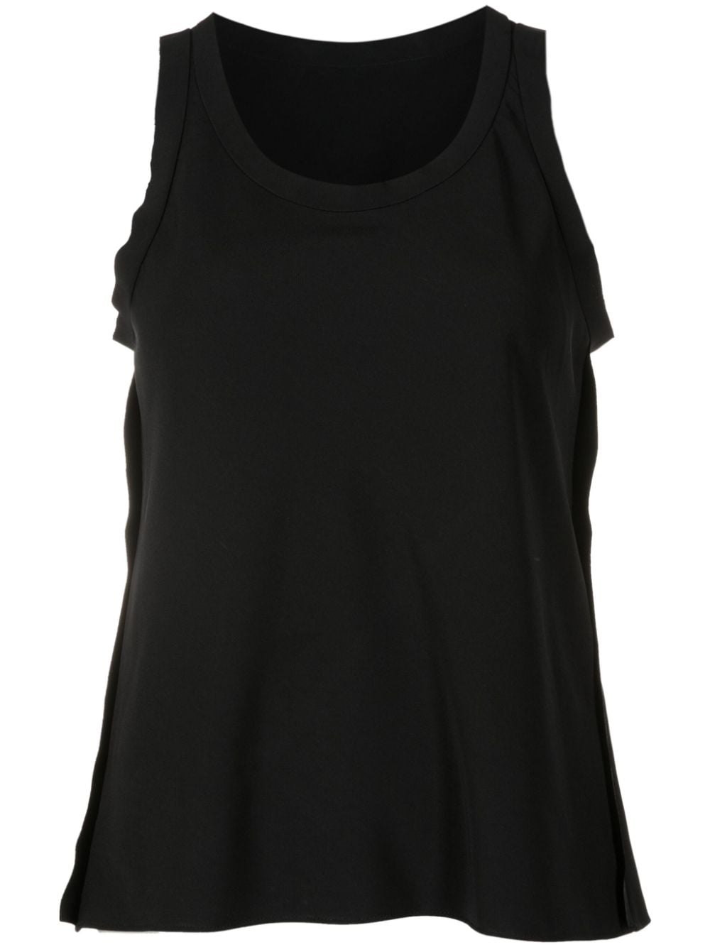 Uma | Raquel Davidowicz Stapler stretch-crepe tank top - Black von Uma | Raquel Davidowicz