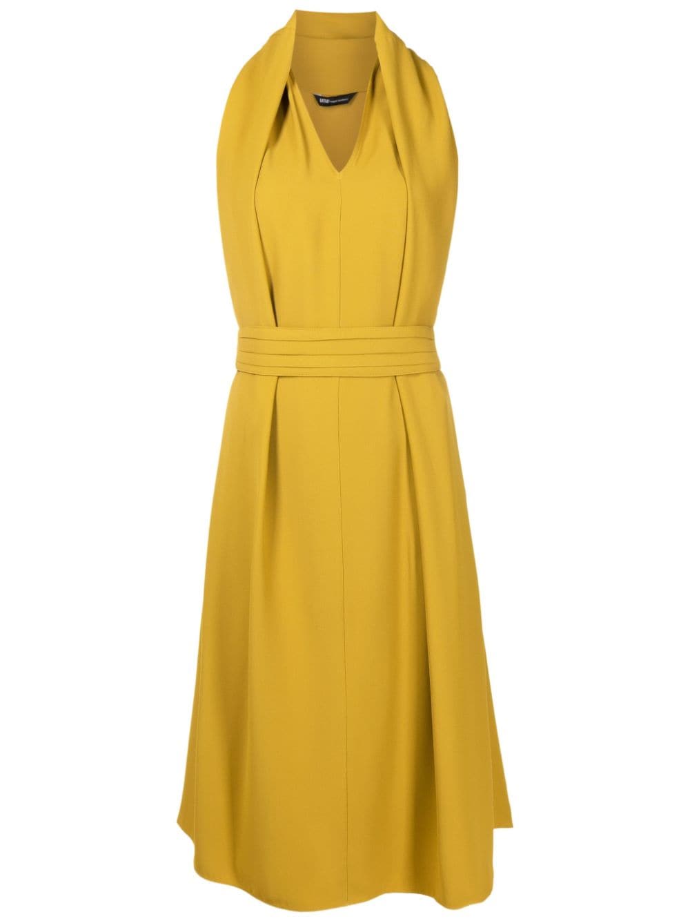 Uma | Raquel Davidowicz Torpedo halter-neck fitted-waist dress - Yellow von Uma | Raquel Davidowicz