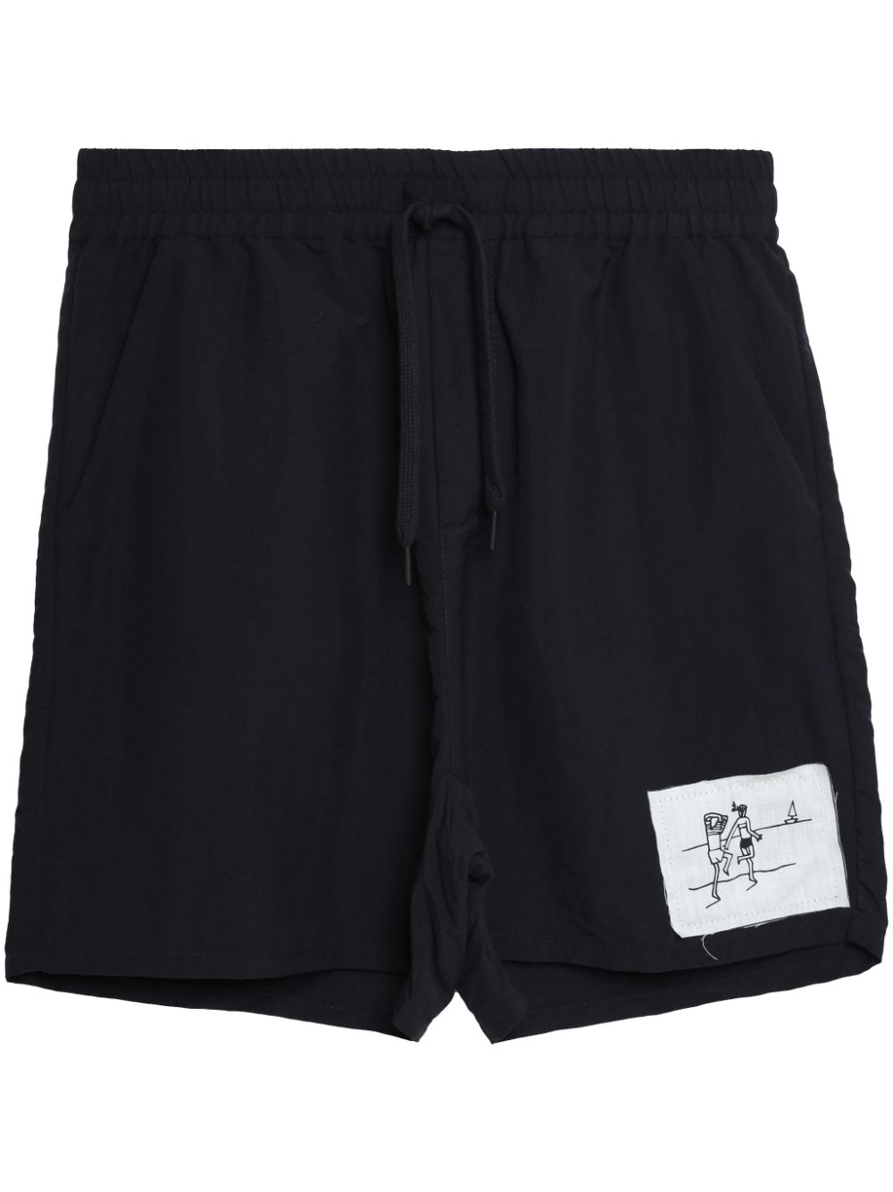 Uma | Raquel Davidowicz Yuval Robichek patchwork shorts - Black von Uma | Raquel Davidowicz