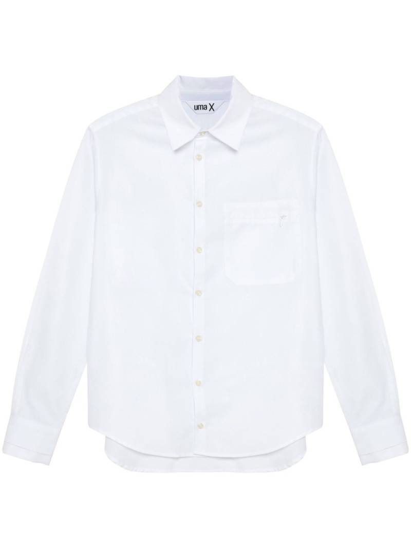 Uma | Raquel Davidowicz Yuval Robichek patchwork "skate" shirt - White von Uma | Raquel Davidowicz