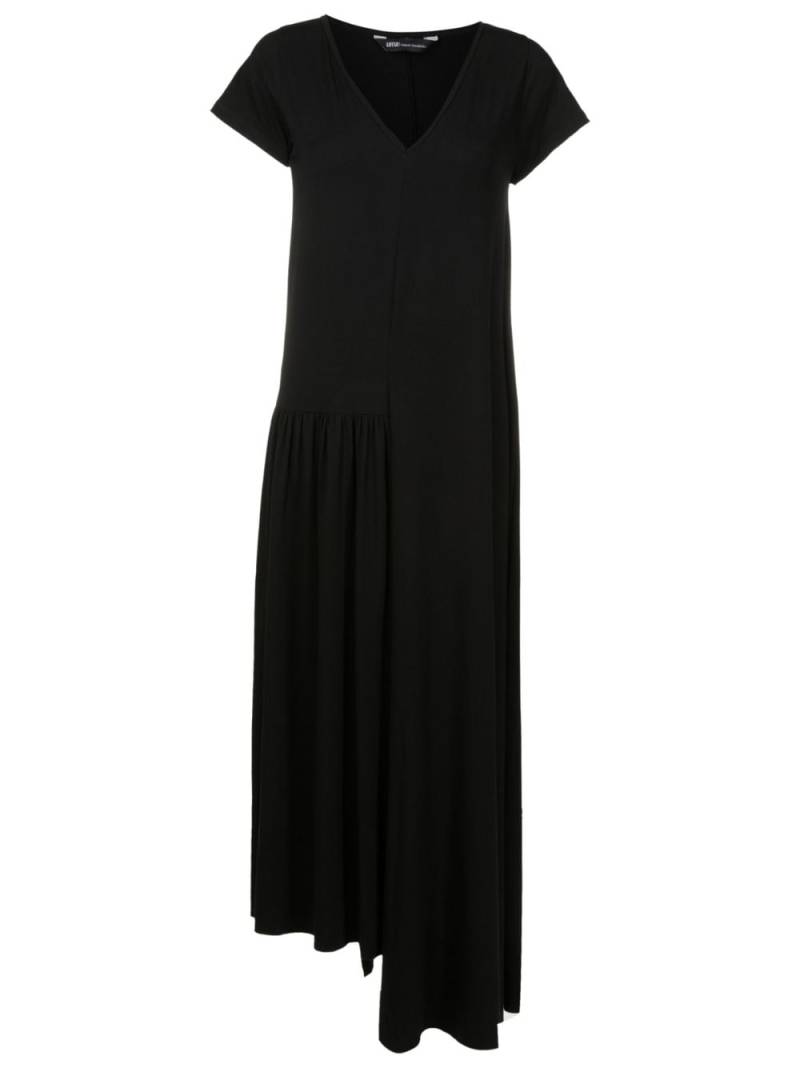 Uma | Raquel Davidowicz asymmetric V-neck dress - Black von Uma | Raquel Davidowicz