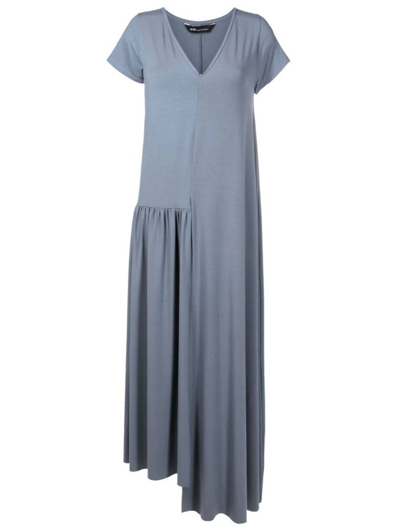 Uma | Raquel Davidowicz asymmetric V-neck dress - Grey von Uma | Raquel Davidowicz