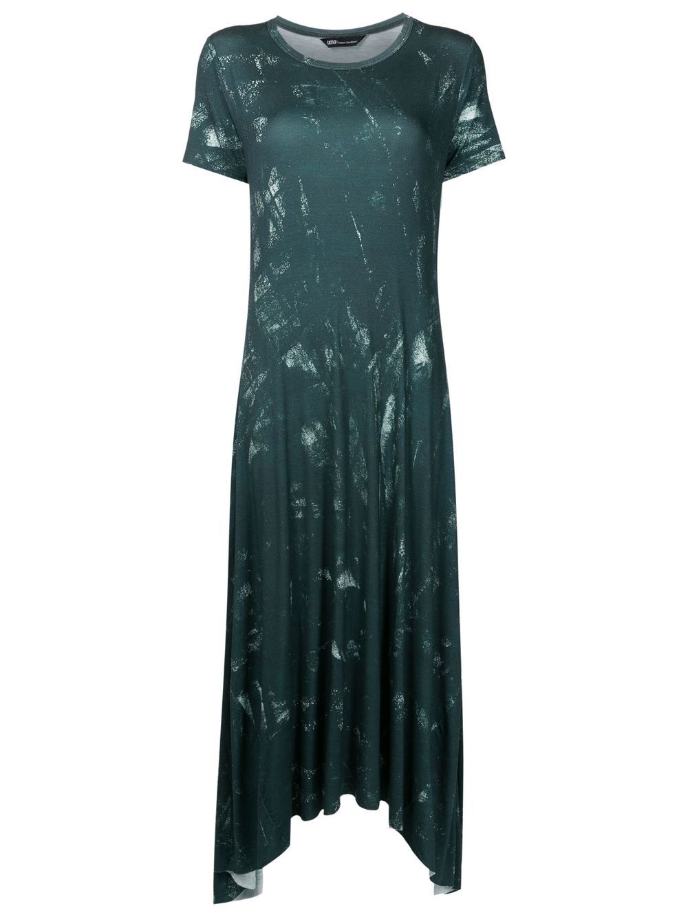 Uma | Raquel Davidowicz asymmetric abstract-print jersey dress - Green von Uma | Raquel Davidowicz