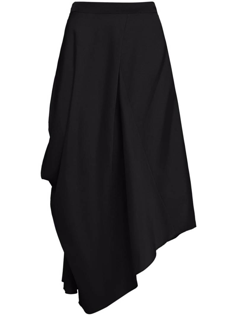 Uma | Raquel Davidowicz asymmetric midi skirt - Black von Uma | Raquel Davidowicz