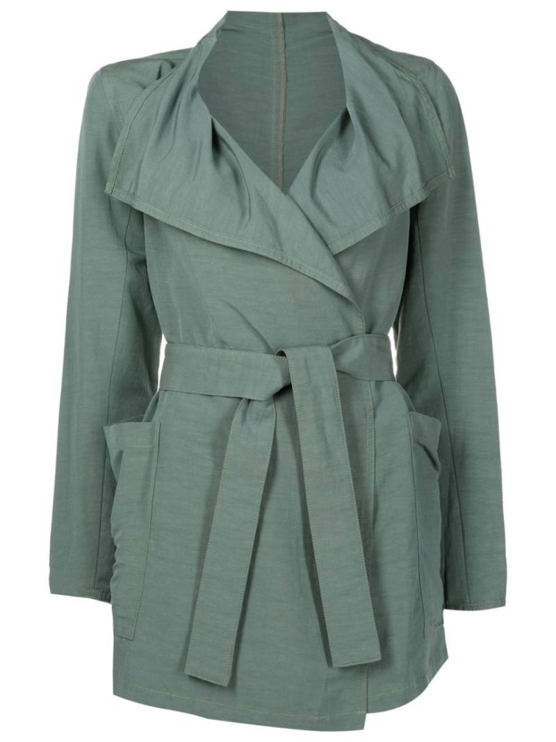 Uma | Raquel Davidowicz asymmetric modal-blend jacket - Green von Uma | Raquel Davidowicz