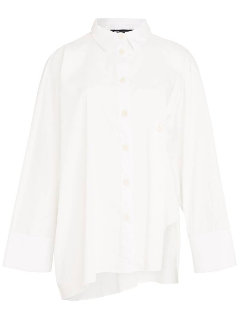 Uma | Raquel Davidowicz asymmetric poplin shirt - White von Uma | Raquel Davidowicz