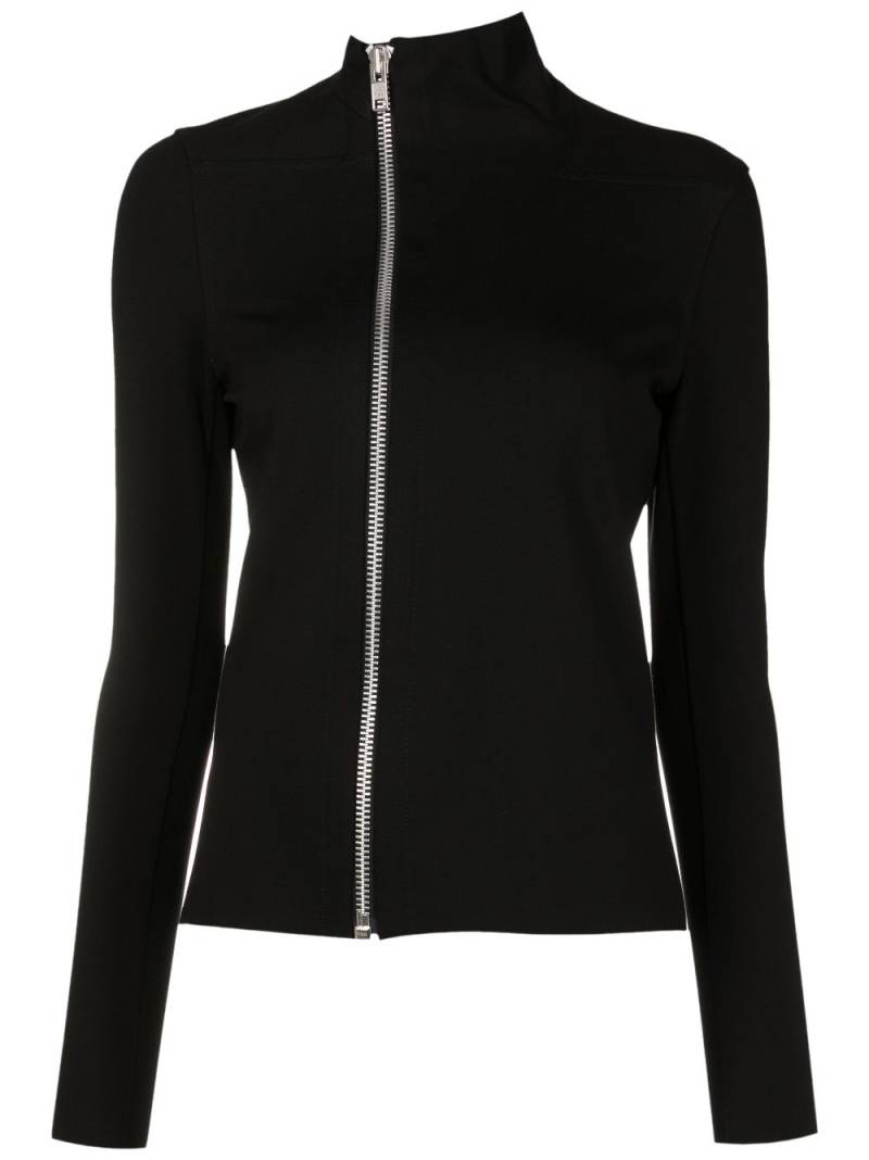 Uma | Raquel Davidowicz asymmetric zip-up fitted jacket - Black von Uma | Raquel Davidowicz