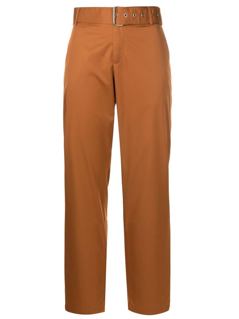 Uma | Raquel Davidowicz belted-waist straight-leg trousers - Brown von Uma | Raquel Davidowicz