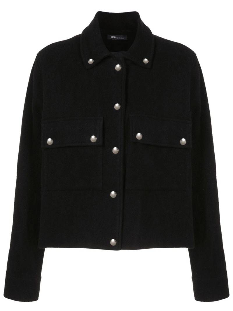 Uma | Raquel Davidowicz classic-collar fitted jacket - Black von Uma | Raquel Davidowicz