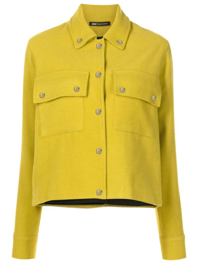 Uma | Raquel Davidowicz classic-collar fitted jacket - Green von Uma | Raquel Davidowicz