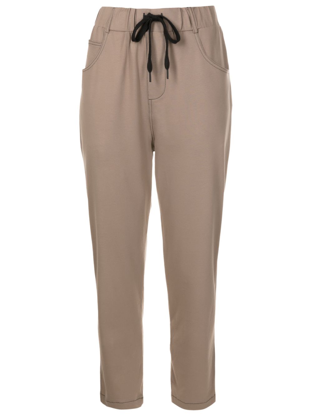 Uma | Raquel Davidowicz contrast-stitching tapered trousers - Neutrals von Uma | Raquel Davidowicz