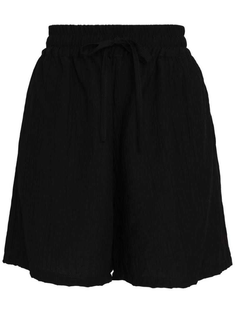 Uma | Raquel Davidowicz crinkled-finish shorts - Black von Uma | Raquel Davidowicz