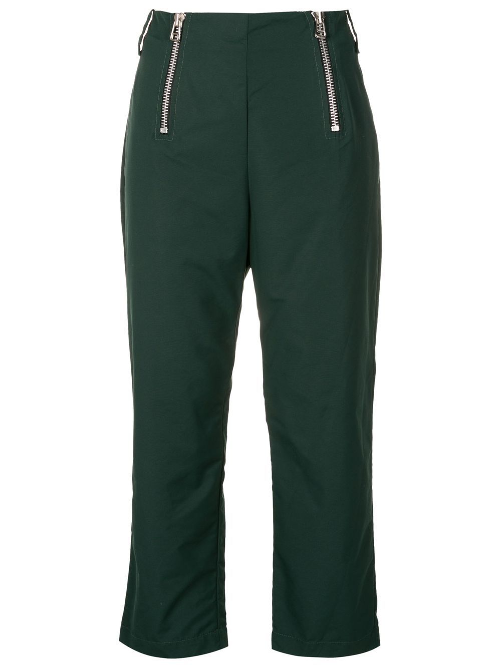 Uma | Raquel Davidowicz cropped straight-leg trousers - Green von Uma | Raquel Davidowicz