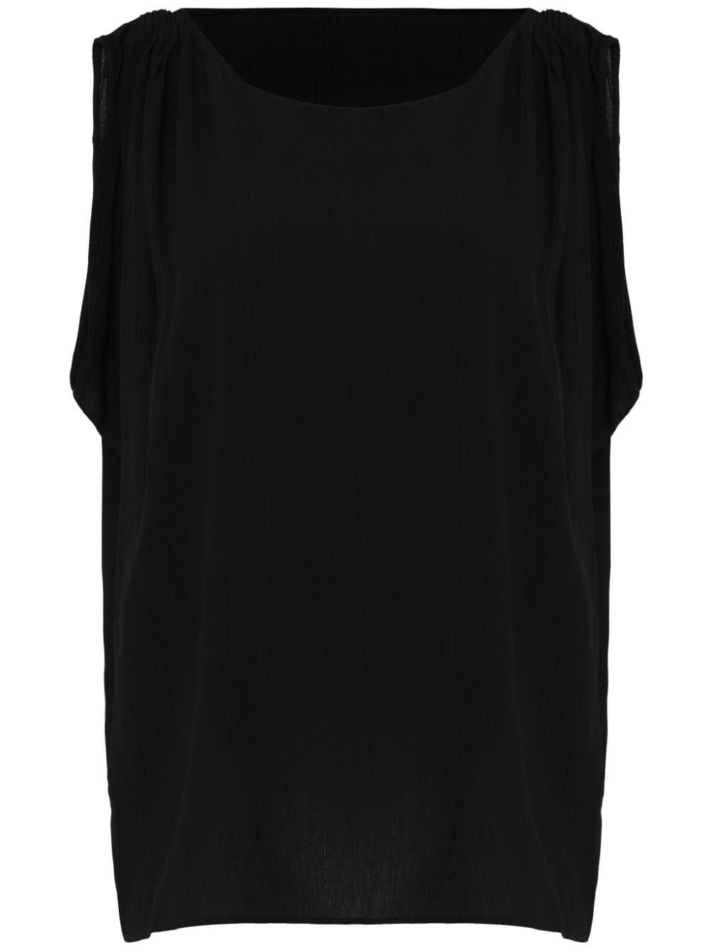 Uma | Raquel Davidowicz draped-detail top - Black von Uma | Raquel Davidowicz