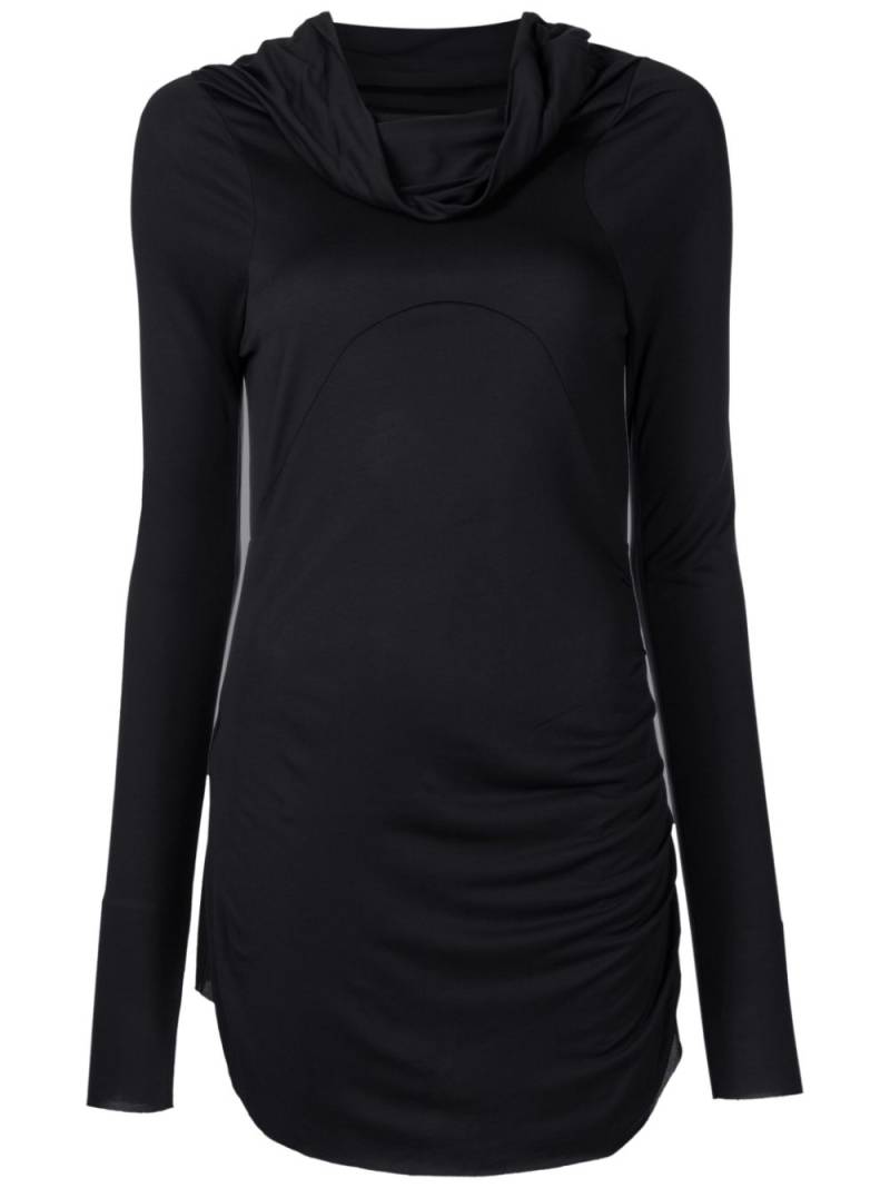 Uma | Raquel Davidowicz draped long-sleeve top - Black von Uma | Raquel Davidowicz