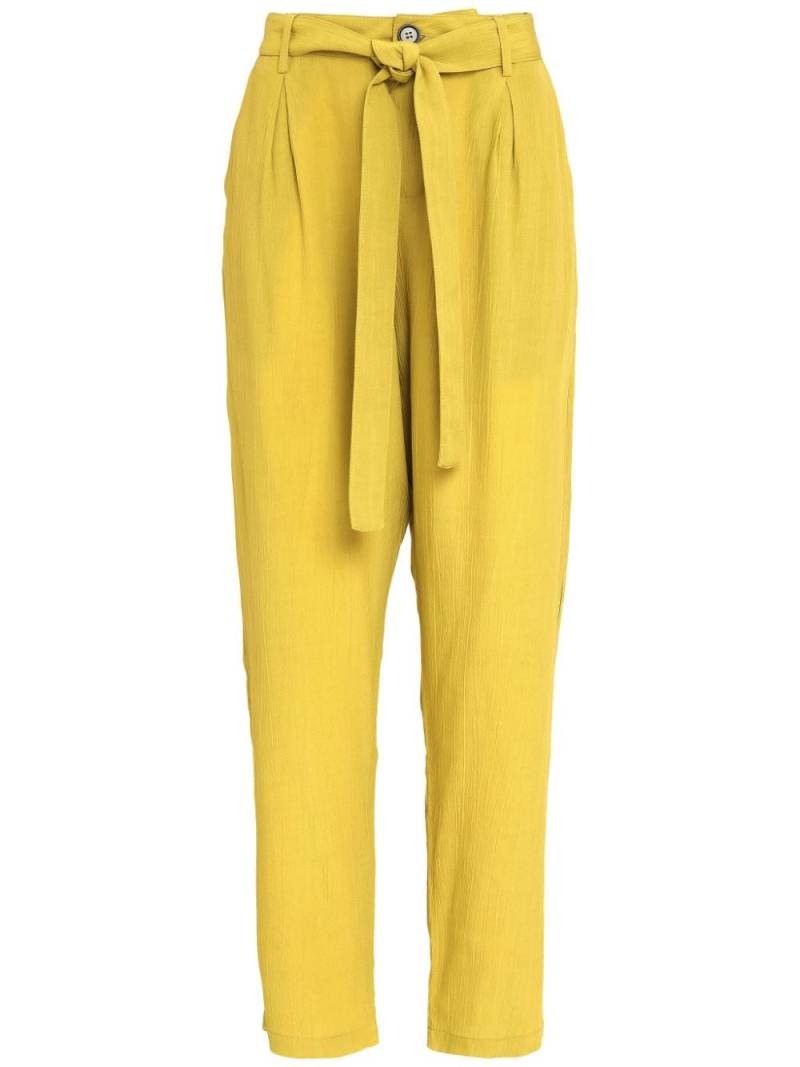 Uma | Raquel Davidowicz drawstring straight-leg trousers - Yellow von Uma | Raquel Davidowicz