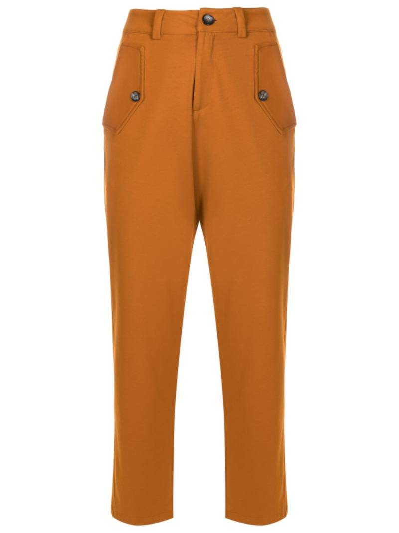 Uma | Raquel Davidowicz high-waisted cropped trousers - Brown von Uma | Raquel Davidowicz