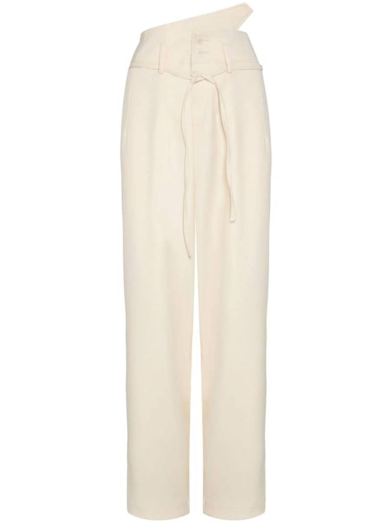 Uma | Raquel Davidowicz high-waisted straight-leg trousers - Neutrals von Uma | Raquel Davidowicz