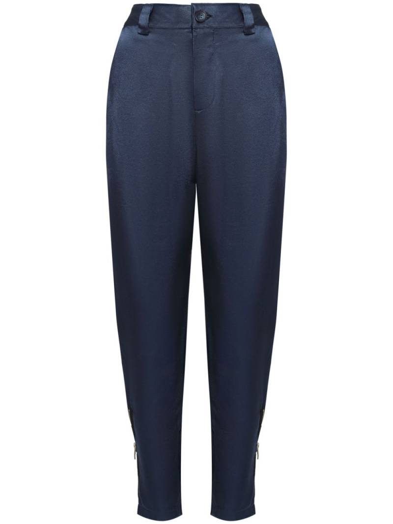 Uma | Raquel Davidowicz high-waisted tapered trousers - Blue von Uma | Raquel Davidowicz