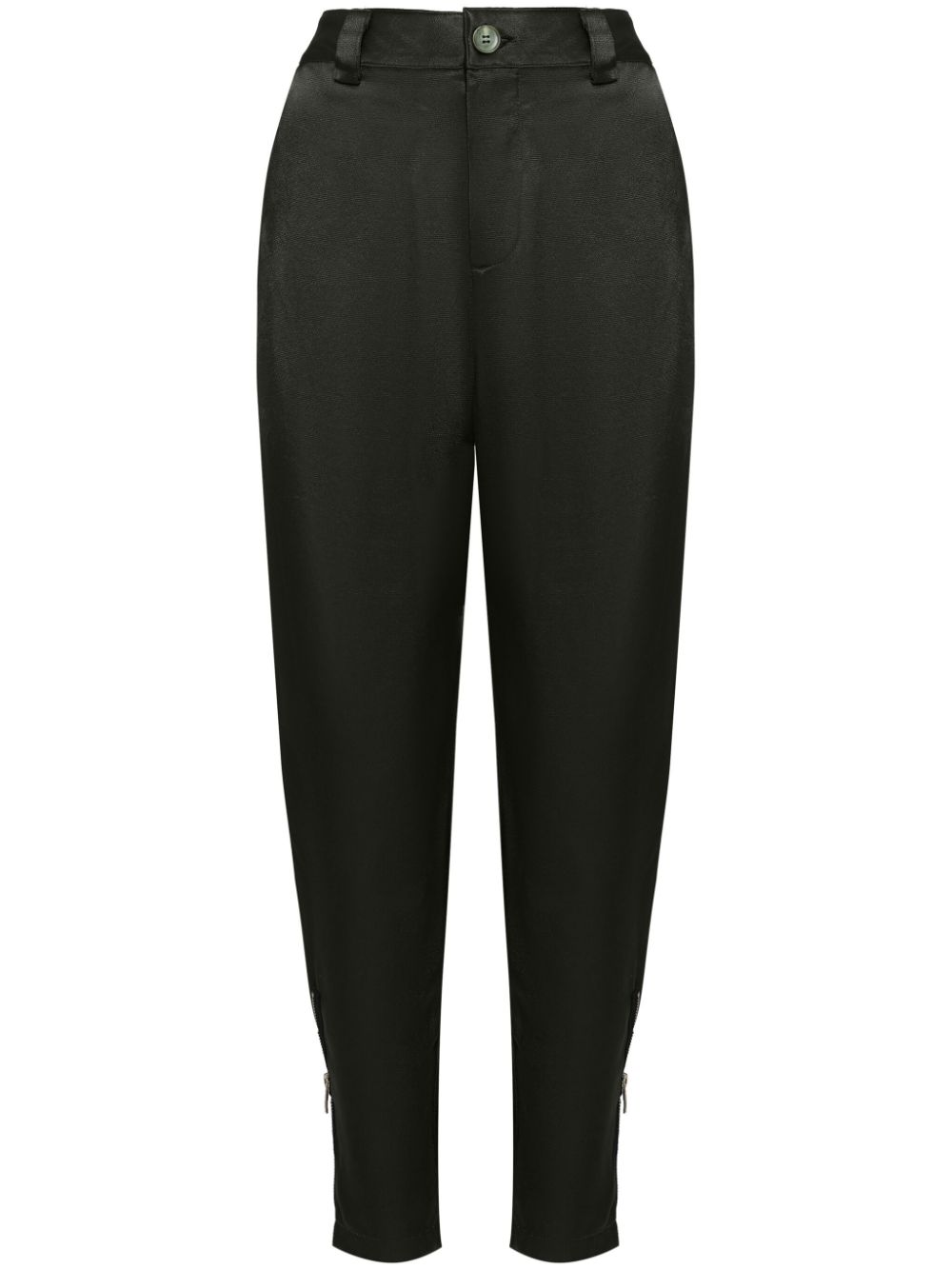 Uma | Raquel Davidowicz high-waisted tapered trousers - Green von Uma | Raquel Davidowicz