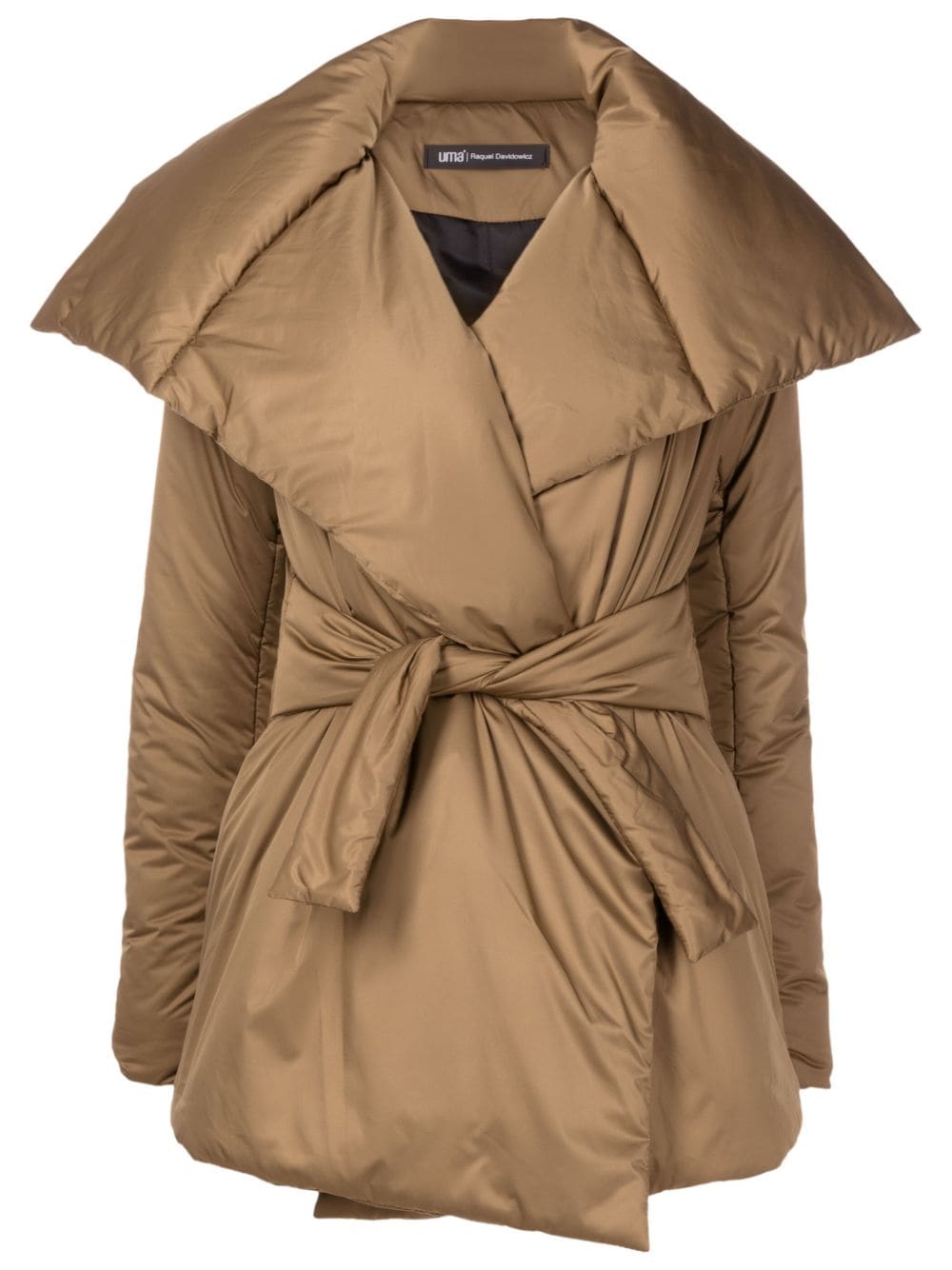 Uma | Raquel Davidowicz kimono-style tied puffer jacket - Brown von Uma | Raquel Davidowicz