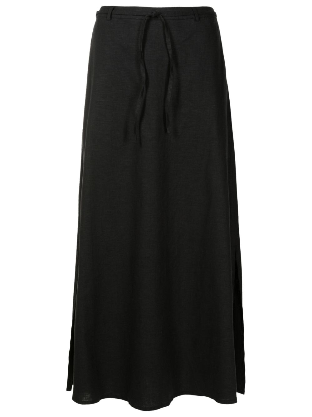 Uma | Raquel Davidowicz maxi linen-blend skirt - Black von Uma | Raquel Davidowicz