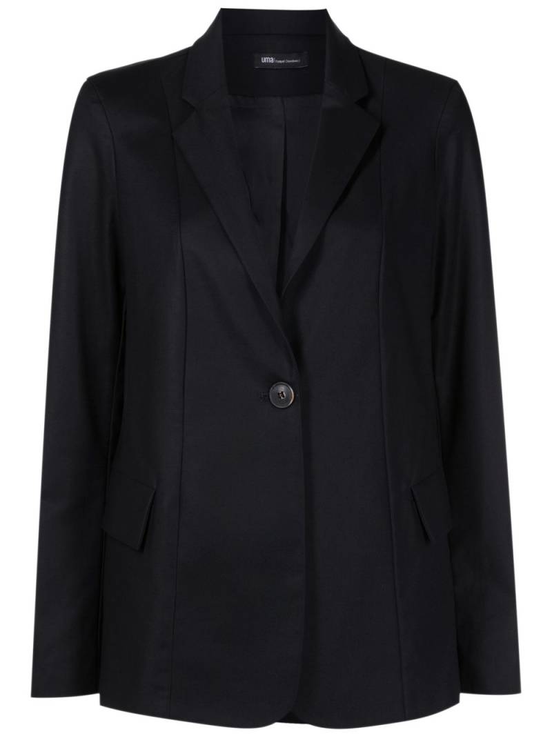 Uma | Raquel Davidowicz notched-collar single-breasted blazer - Black von Uma | Raquel Davidowicz