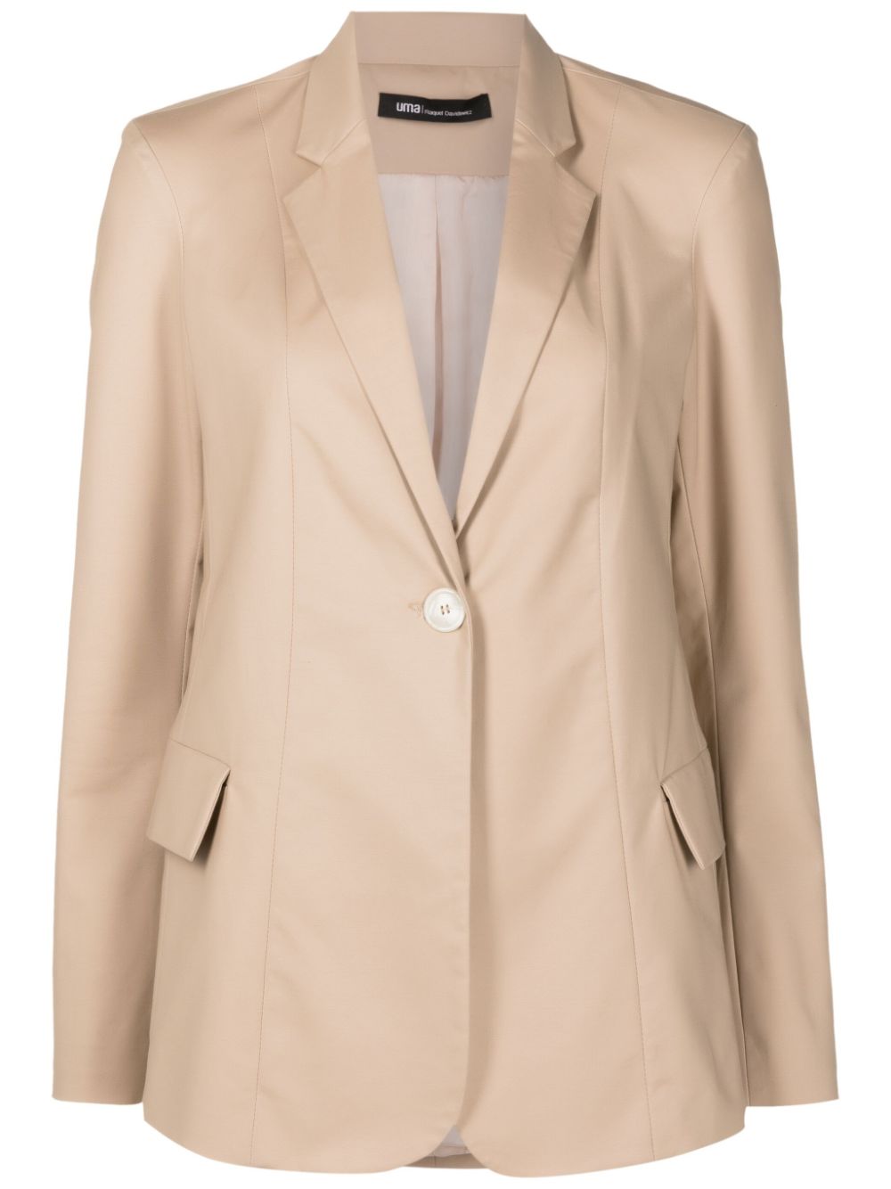 Uma | Raquel Davidowicz notched-lapels single-breasted blazer - Neutrals von Uma | Raquel Davidowicz