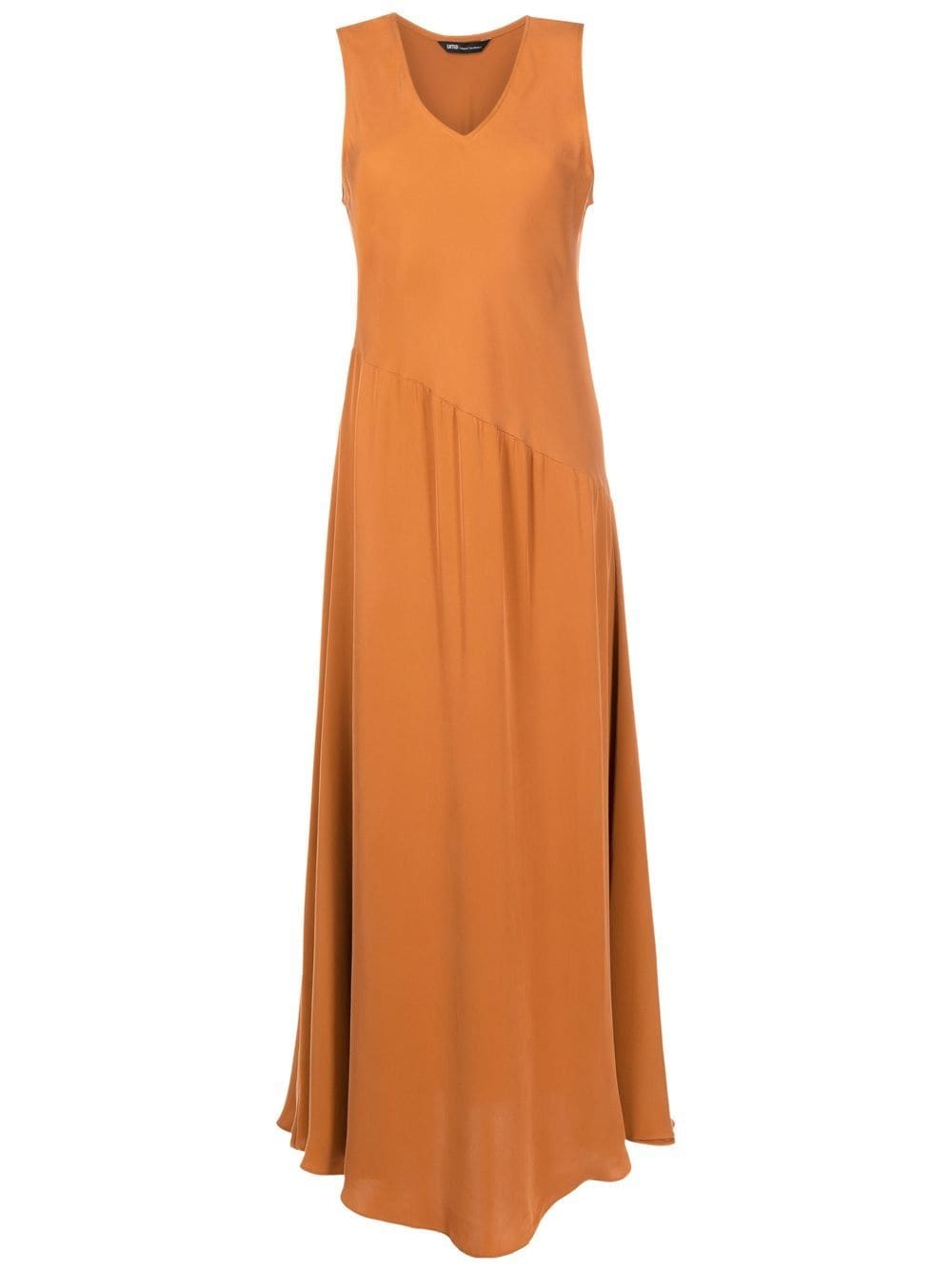 Uma | Raquel Davidowicz panelled V-neck dress - Brown von Uma | Raquel Davidowicz