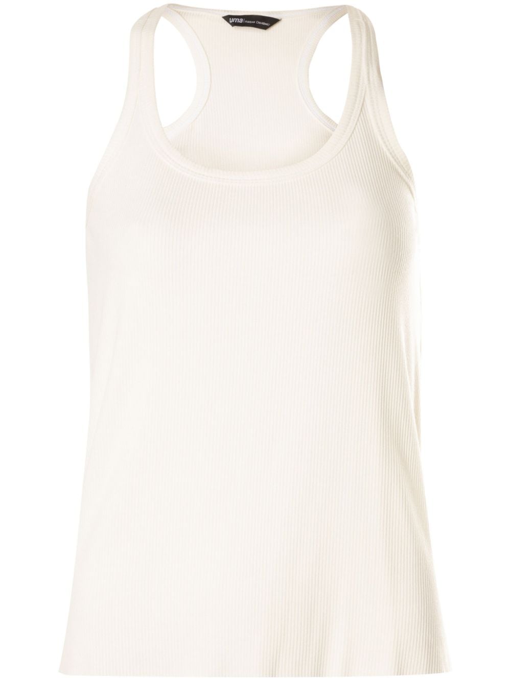 Uma | Raquel Davidowicz ribbed tank top - White von Uma | Raquel Davidowicz