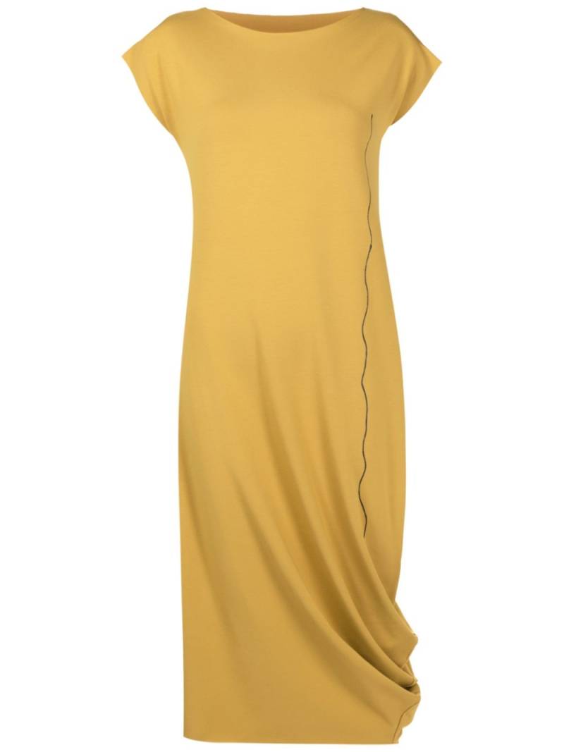 Uma | Raquel Davidowicz ruched-detail midi dress - Yellow von Uma | Raquel Davidowicz