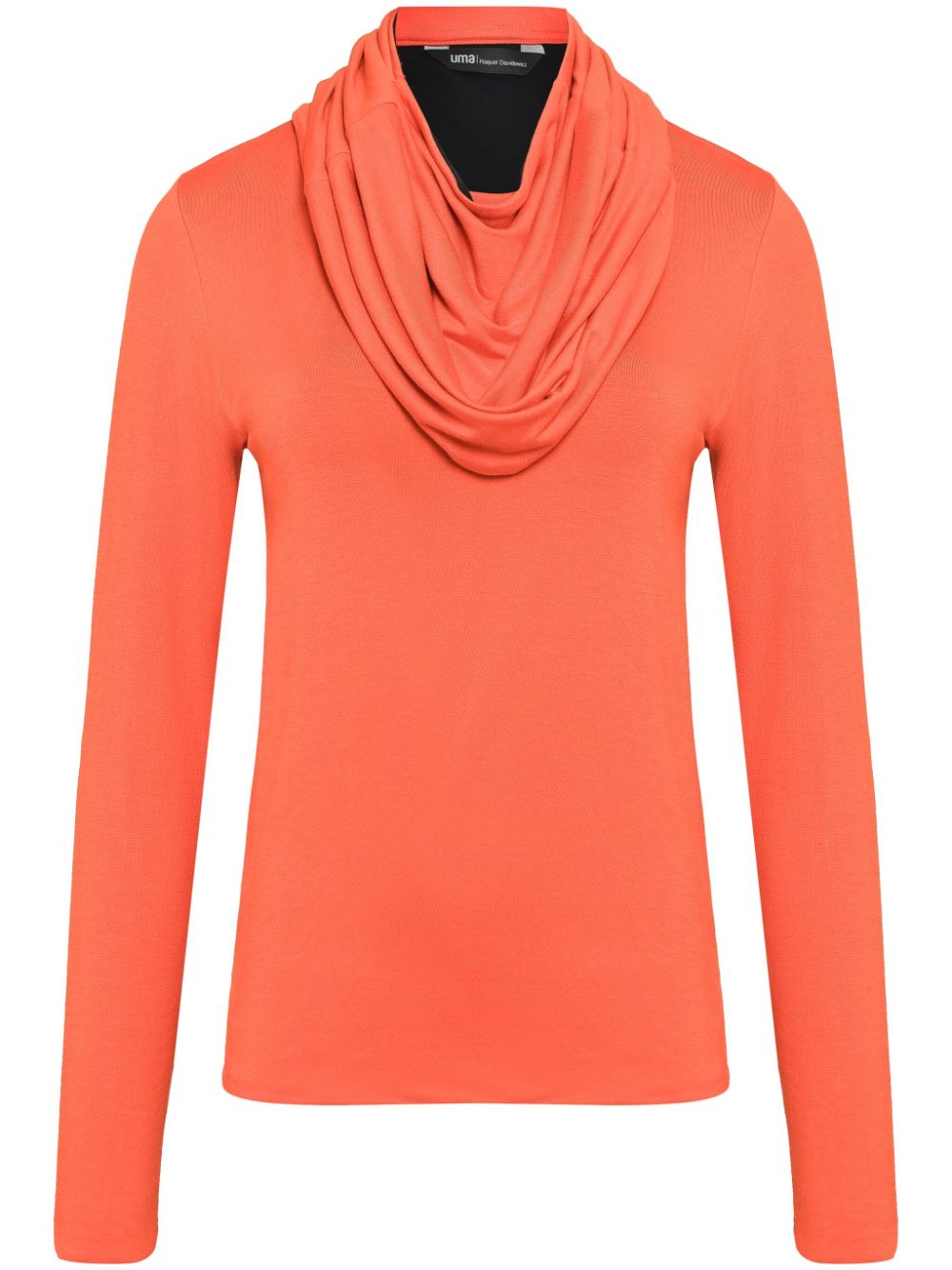 Uma | Raquel Davidowicz shawl-collar long-sleeve top - Orange von Uma | Raquel Davidowicz