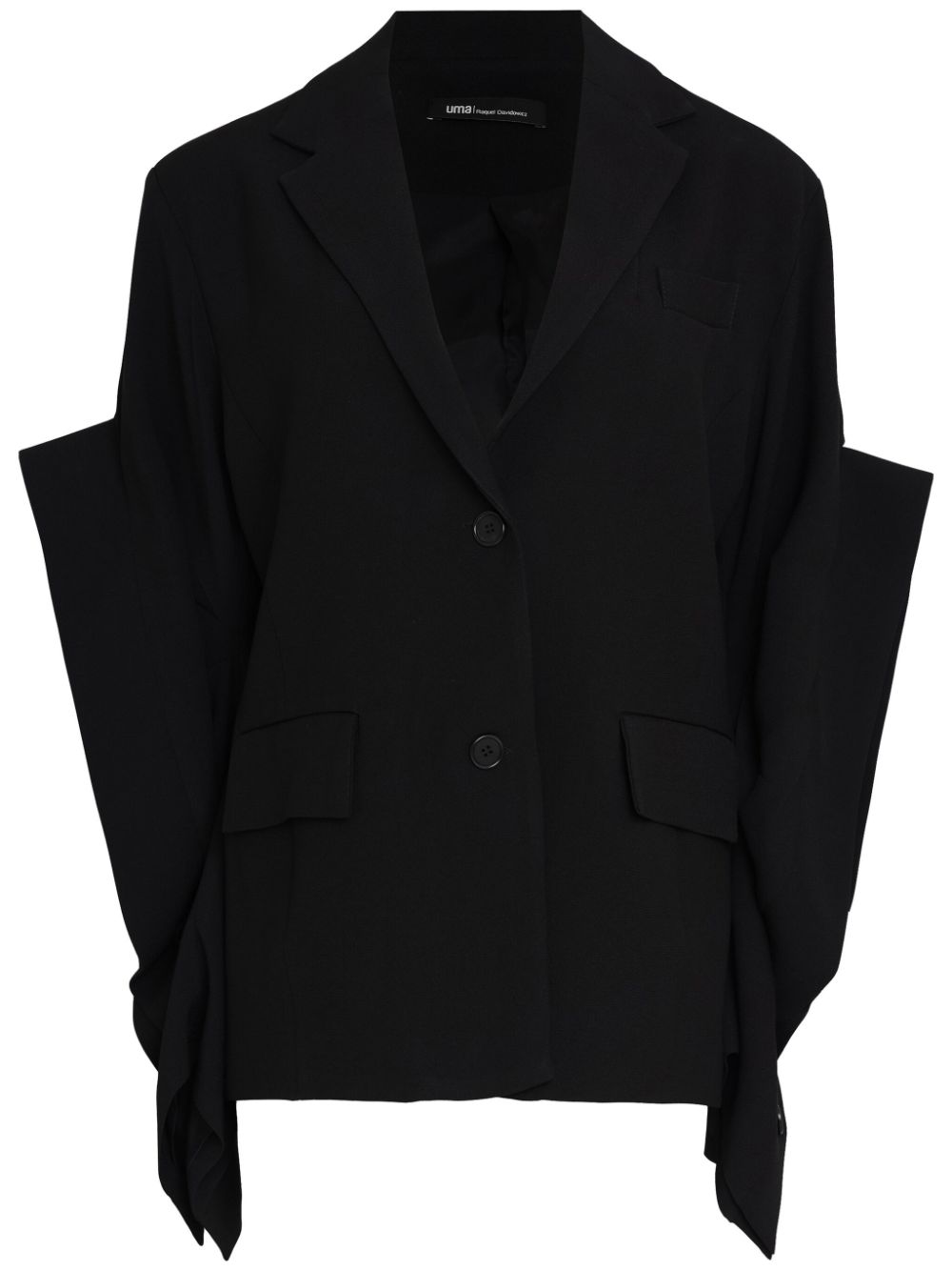 Uma | Raquel Davidowicz single-breasted blazer - Black von Uma | Raquel Davidowicz