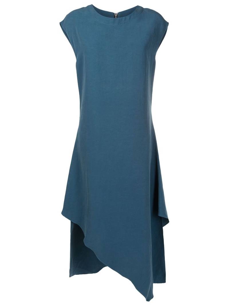 Uma | Raquel Davidowicz sleeveless asymmetric midi dress - Blue von Uma | Raquel Davidowicz