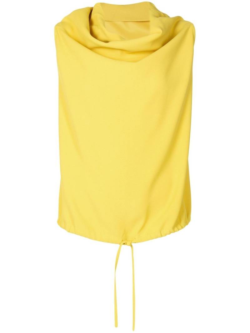 Uma | Raquel Davidowicz sleeveless cowl-neck blouse - Yellow von Uma | Raquel Davidowicz