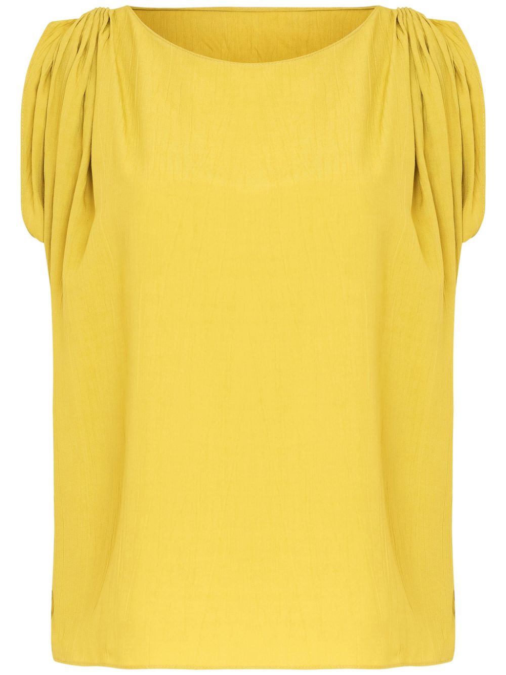 Uma | Raquel Davidowicz sleeveless draped top - Yellow von Uma | Raquel Davidowicz