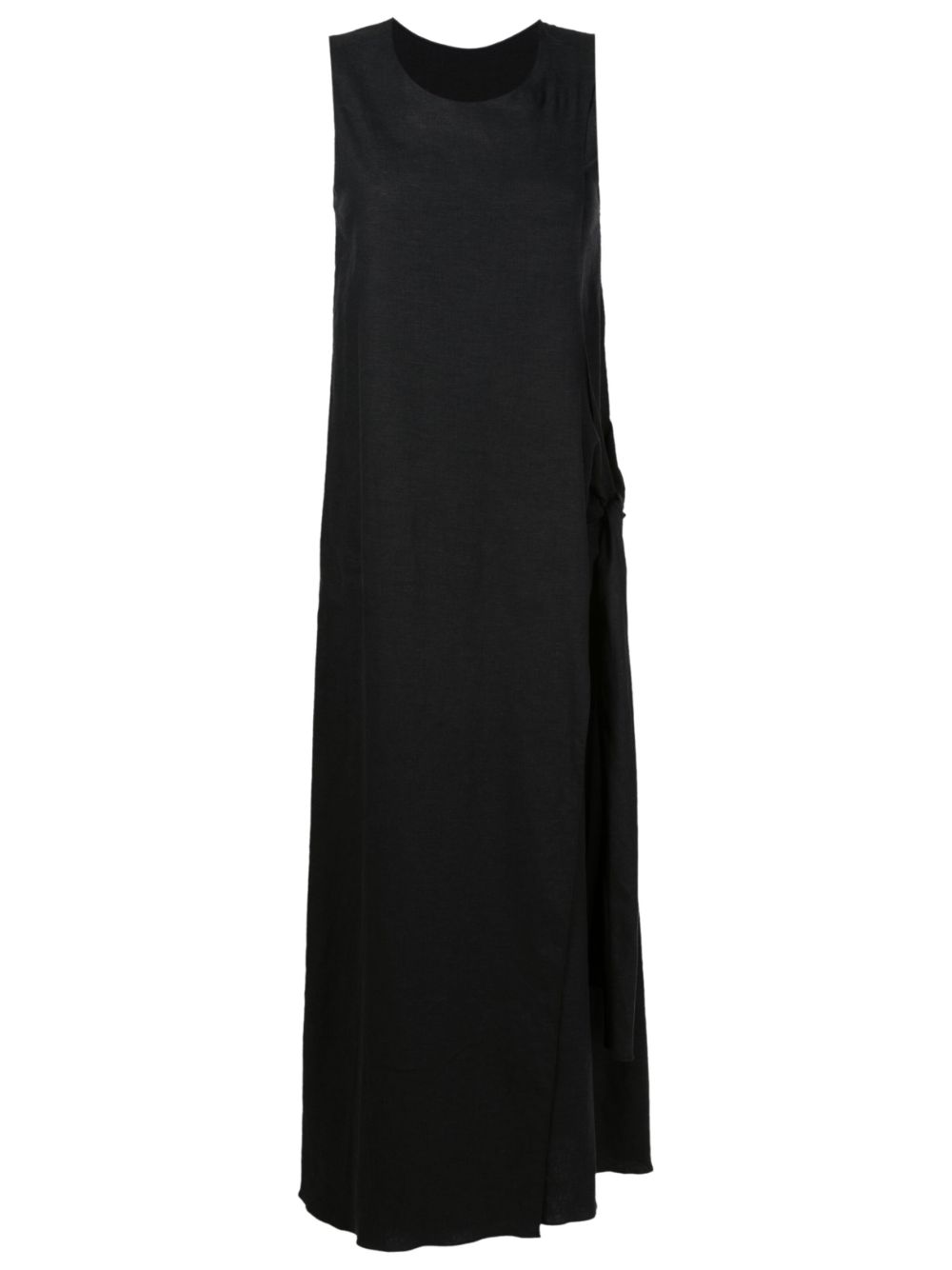 Uma | Raquel Davidowicz sleeveless side-tie maxi dress - Black