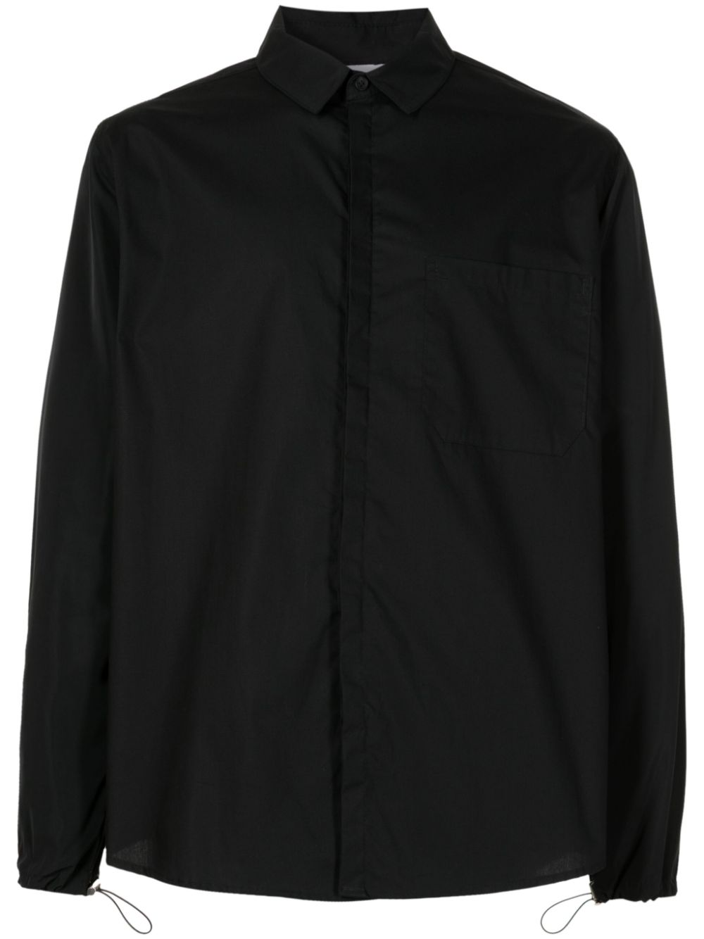 Uma | Raquel Davidowicz spread-collar cotton shirt - Black von Uma | Raquel Davidowicz