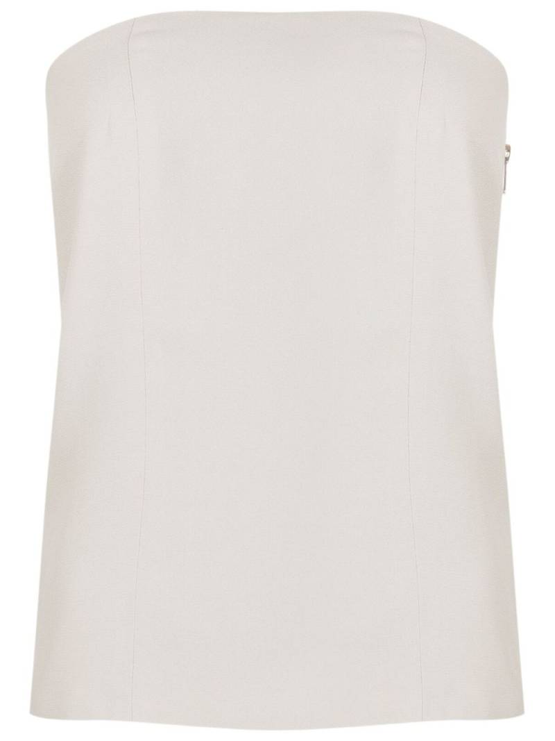 Uma | Raquel Davidowicz square-neck strapless top - Neutrals von Uma | Raquel Davidowicz