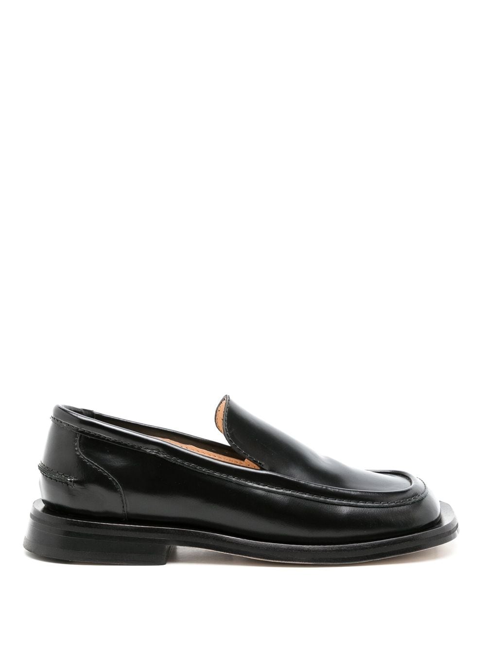 Uma | Raquel Davidowicz square-tip leather brogues - Black von Uma | Raquel Davidowicz