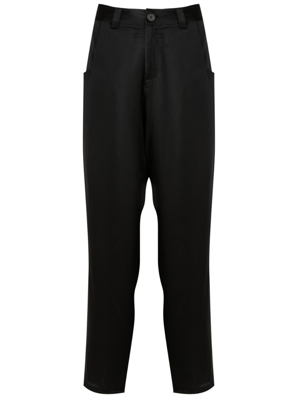 Uma | Raquel Davidowicz straight-leg silk trousers - Black von Uma | Raquel Davidowicz