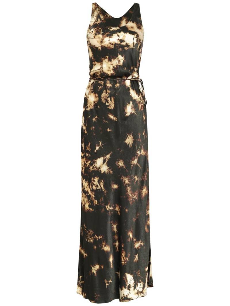 Uma | Raquel Davidowicz tie-dye print dress - Black von Uma | Raquel Davidowicz