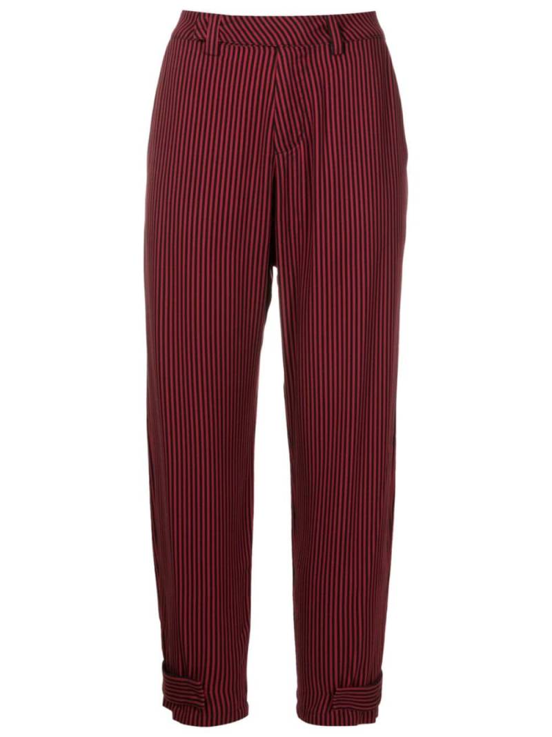 Uma | Raquel Davidowicz vertical-stripe tapered cropped trousers von Uma | Raquel Davidowicz