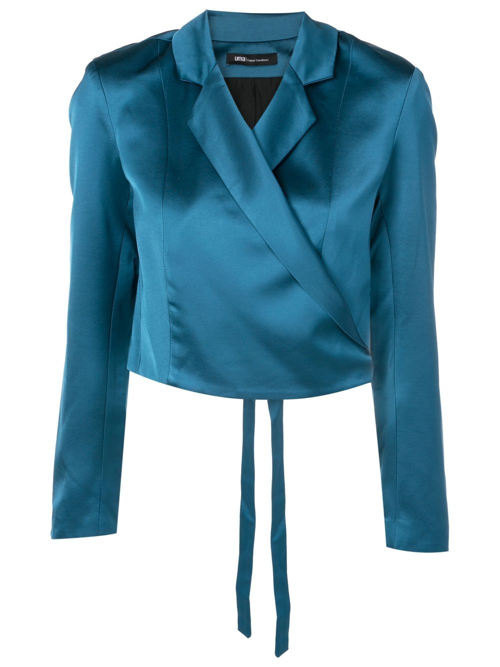 Uma | Raquel Davidowicz wraparound cropped jacket - Blue von Uma | Raquel Davidowicz