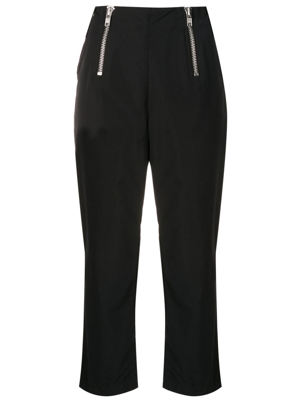 Uma | Raquel Davidowicz zip-front tapered trousers - Black von Uma | Raquel Davidowicz